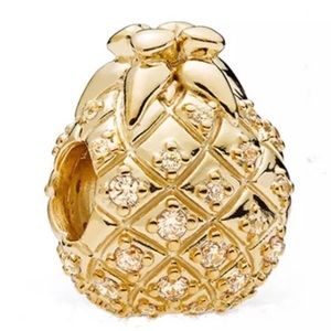 Summer Hawaiian Pineapple Charm For Pandora